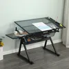 Verstellbarer Zeichentisch mit gehärteter Glasplatte und Produktbild-Vorschau 4