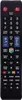 A black TV remote control with various buttons and labels. Produktbild-Vorschau