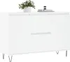 vidaXL Príborník biely 101,5x35x70 cm Materiál na báze Náhľad obrázku produktu 3