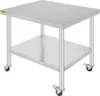 VEVOR Tavolo in acciaio inox 762 x 915 mm Tavolo da cucina Anteprima dell’immagine prodotto 1