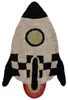 BELIANI Teppich Beige u. Schwarz Baumwolle 85 x 135 cm Produktbild-Vorschau 1