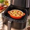 CROSSY Orange Kasserole oval mit Deckel Airfryer 600ml Produktbild-Vorschau 5