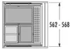 Popelnice Hailo 3301681 Allegro 430, sada 2x13 + 28 litrů, Náhled obrázku produktu 10