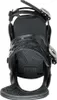 A black snowboard binding is shown against a white background. Podgląd zdjęcia produktu