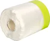 A roll of white plastic sheeting with a yellow tape band around one end, presented on a white background. Náhľad obrázku produktu