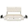 INONEFT Polsterbett 140 × 190 cm, Jugendbetten, Doppelbett Produktbild-Vorschau 10