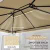 Ersatzdach für Pavillon 3 x 4 m wasserabweisend Produktbild-Vorschau 4