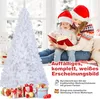 GOPLUS 240 cm Künstlicher Weihnachtsbaum, Weißer Tanne Produktbild-Vorschau 7
