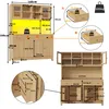 Flieks Hochbuffetschrank mit App-gesteuerter RGB-LED, Produktbild-Vorschau 6