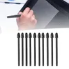A hand holding a stylus over a digital tablet, with a set of replacement stylus nibs displayed below. Náhled obrázku produktu