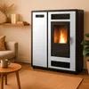 Peletová pec Slim Astral 12,2 kW biela Sannover Náhľad obrázku produktu 2