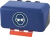 A blue safety box with an orange latch and a symbol for eye protection. Podgląd zdjęcia produktu