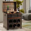 Weinregal im Kolonialstil Produktbild-Vorschau 8