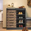 SoBuy FSB65-HG Sideboard Schuhschrank Schiebetür Kommode Produktbild-Vorschau 1