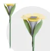 1x Solar-Gartenleuchte mit Blumenmuster – 30 x 10 cm – Produktbild-Vorschau 2