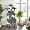 tectake® Kratzbaum Mogli 170 cm inklusive 2 Treppen und Produktbild-Vorschau 7