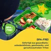 schmatzfatz Brotdose Kinder mit Fächern, BPA Frei Lunchbox Produktbild-Vorschau 2