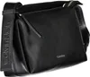 Stilvolle Damenschultertasche Schwarz aus recyceltem Produktbild-Vorschau 3