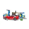 Bruder 62111 - bworld Tankstelle mit Waschplatz, 1:16 Produktbild-Vorschau 7