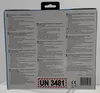The back of a product box for a handheld vacuum cleaner. The box features multilingual product descriptions and specifications. Produktbild-Vorschau