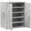 vidaXL Schuhschrank Betongrau 60x35x70 cm Holzwerkstoff Produktbild-Vorschau 5