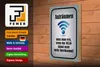 Holzschild Spruch 20x30cm aufräumen wenn Wlan nicht an Produktbild-Vorschau 4