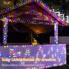 Vícebarevná LED světelná řetězová girlanda, 10 m, 100 LED Náhled obrázku produktu 11