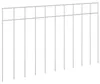 vidaXL Gartenzaun-Paneel 48 stk. 50 x 30 cm Verzinkter Produktbild-Vorschau 1