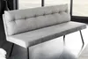 riess-ambiente Moderne Sitzbank BIG GEORGE 160cm grau Samt Produktbild-Vorschau 2