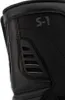A close-up view of a black motorcycle boot. Podgląd zdjęcia produktu
