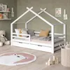 Letto montessori bambini Vitalispa Luni Bianco 200 x 90 cm Anteprima dell’immagine prodotto 3