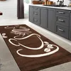 Küchenteppich Braun Trendiger Kaffee Teppich, Cappuccino Produktbild-Vorschau 3