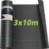 Iropro 30m² de non-tissé anti-mauvaises herbes pour le Voir les images du produit 1