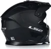 A black LS2 modular helmet is shown from the rear-left side against a white background. Anteprima dell’immagine prodotto