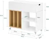 SoBuy FBT134-W Aktenschrank Aktenschrankwagen Druckertisch Produktbild-Vorschau 7