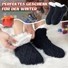 Kuschelsocken Damen Herren, Dicke Flauschige Socken mit Produktbild-Vorschau 6