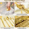 Besteck Set, 40-teiliges Besteckset für 8 Personen mit Produktbild-Vorschau 6