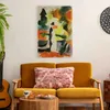 Italienischer Leinwand Leinwandbild - Paar im Park (August Produktbild-Vorschau 4