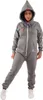 O'Poppy Jumpsuit Damen mit spitzer Kapuze dunkelgrau Produktbild-Vorschau 2