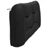 vidaXL Coussin de tête de lit "Hvar" noir 200 cm similicuir Voir les images du produit 6