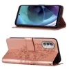 Moto G51 5G Pouzdro, Motýlí Reliéf Flip Kožené Pouzdro s Náhled obrázku produktu 2