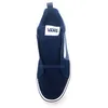A top-down view of a blue Vans shoe against a white background. Produktbild-Vorschau
