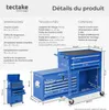 Servante d'atelier 10 compartiments - bleu Voir les images du produit 6