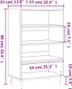vidaXL Highboard Sonoma-Eiche 57x35x90 cm Holzwerkstoff Produktbild-Vorschau 8