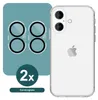 NALIA 2x Kamera Schutzglas für iPhone 16, Klarer Produktbild-Vorschau 7