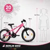 Kinderfahrrad 20 Zoll MTB mit Alurahmen - Ideales Geschenk Produktbild-Vorschau 11