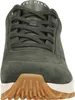 Close-up front view of a green sneaker. Voir les images du produit