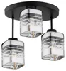KAR-LIGHTING Deckenleuchte 3-flammig Schwarz/Silber aus Produktbild-Vorschau 1