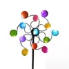Windrad Gartenstecker Kreise H. 110cm D. 24cm bunt aus Produktbild-Vorschau 3