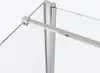 U-kabine Pendeltür 90x90cm mit Seitenwand 6mm ESG Glas mit Produktbild-Vorschau 3